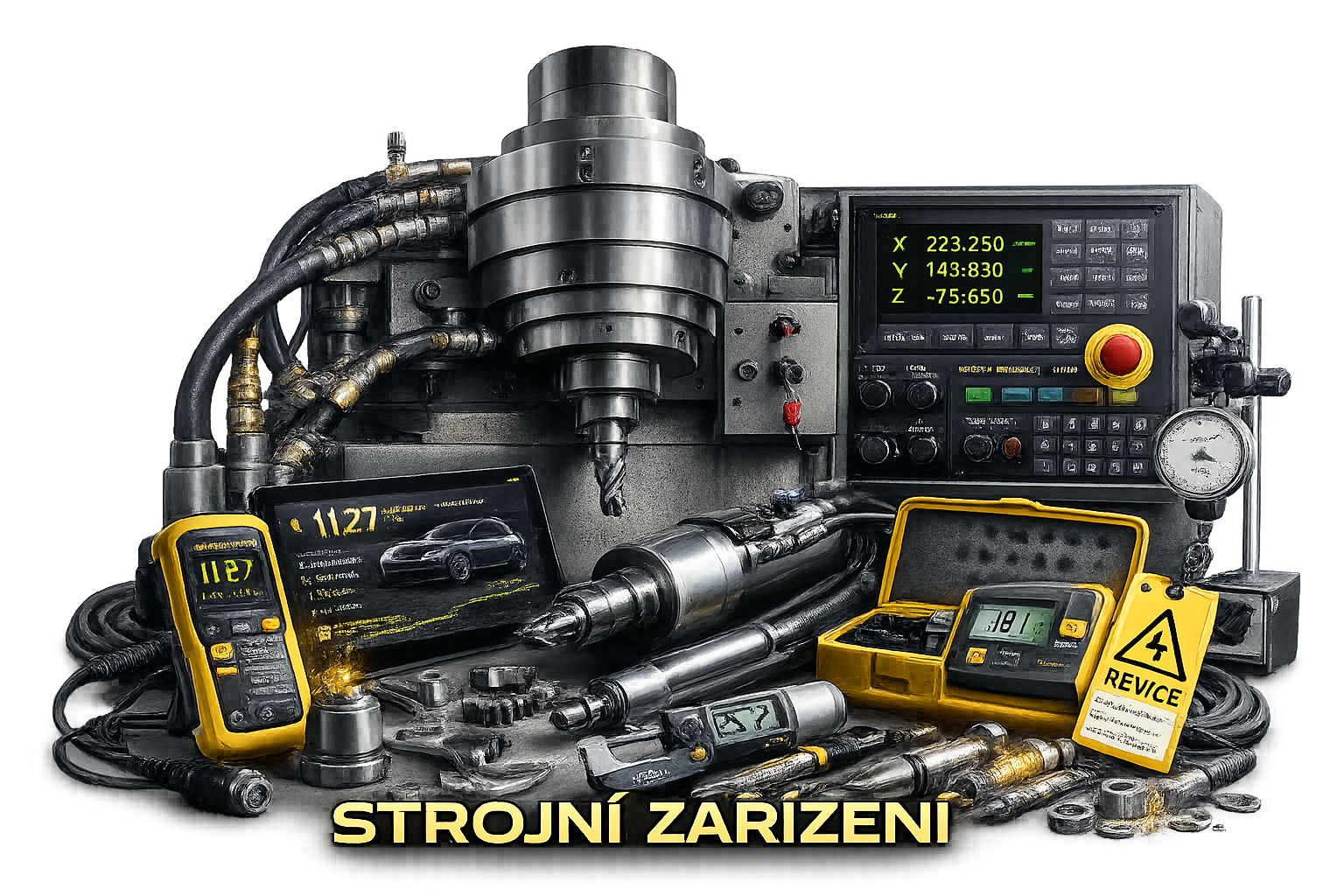Strojní zařízení – ilustrační obrázek