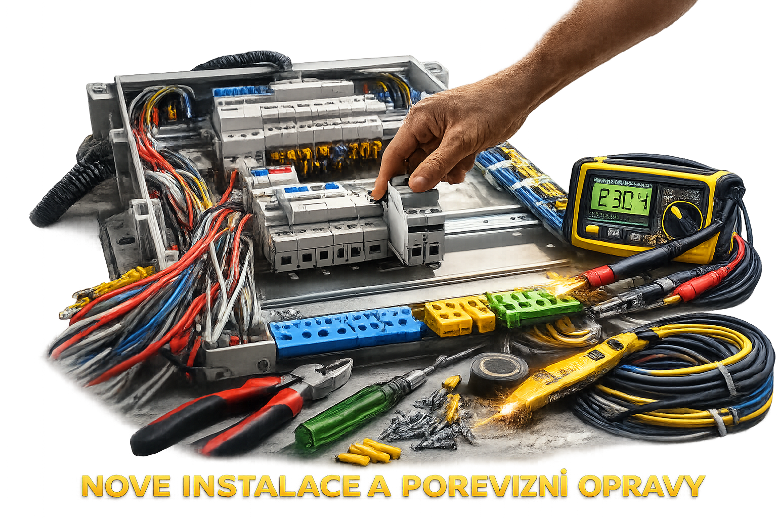 Instalace a opravy – ilustrační obrázek